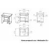 Стол компьютерный Мебелайн-51