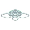 Светодиодная люстра 8044/2+2 CHR 160W+8W
