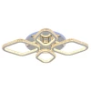 Светодиодная люстра 8044/2+2 CHR 160W+8W
