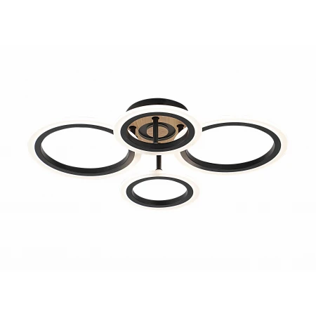 3308/2+2 BLACK+WOOD (1) Люстра RL 