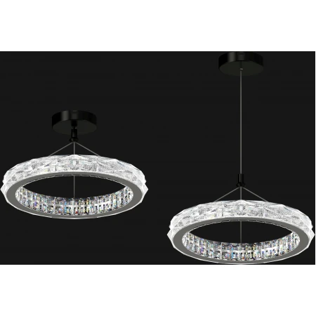 1001-500P BK+CR (1) Люстра RL 