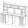 Стол компьютерный 3136427 СН