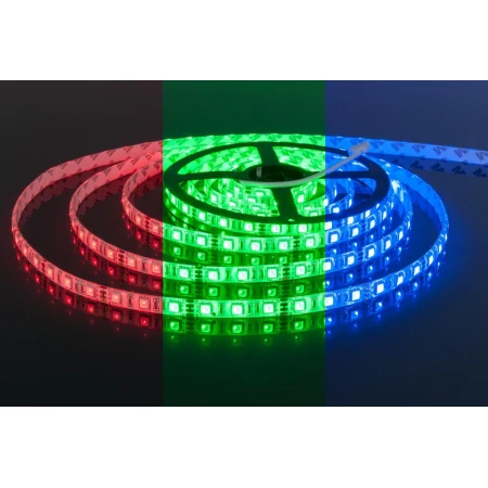 Светодиодная лента 12 В 14,4 Вт/м 60 Led/м 5050 IP65, RGB, 5 м Elektrostandard 5050 12V 60Led 14,4W IP65 RGB