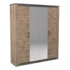 Шкаф 4-х дверный Денвер веллингтон, зеркальный  Шкаф 4-х дверный Денвер веллингтон, зеркальный