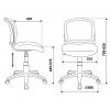 Стул компьютерный CH-296/PENCIL-BL Стул компьютерный CH-296/PENCIL-BL