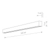 Настенный светильник Nowodvorski Straight Wall Led L 7595