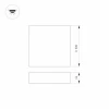 Потолочный светодиодный светильник Arlight SP-Quadro-S500x500-50W Day4000 034801