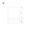 Потолочный светодиодный светильник Arlight SP-Quadro-S400x400-40W Warm3000 034797
