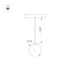 Трековый светодиодный светильник Arlight Mag-Orient-Sfero-Hang-R150-10W Warm3000 036049 Трековый светодиодный светильник Arlight Mag-Orient-Sfero-Hang-R150-10W Warm3000 036049