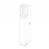 Уличный светодиодный светильник Elektrostandard Frame 1529 Techno Led серый 4690389172373