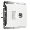 Розетка Werkel TV/RJ-45 6 кат белый W1181301 4690389174414