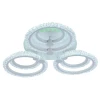 Потолочная светодиодная люстра Profit Light 8027/3+3 WHT B