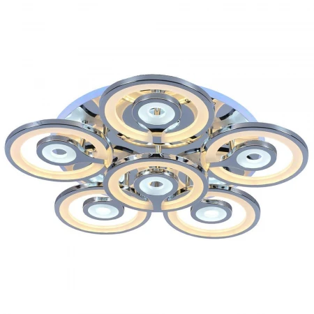 Потолочная светодиодная люстра Profit Light 8070/5+1 CHR