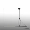 Подвесной светодиодный светильник iLedex Zoom 8075P/S-18W-3000K MBK-WH