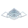Потолочная светодиодная люстра Profit Light 8050/8 CHR