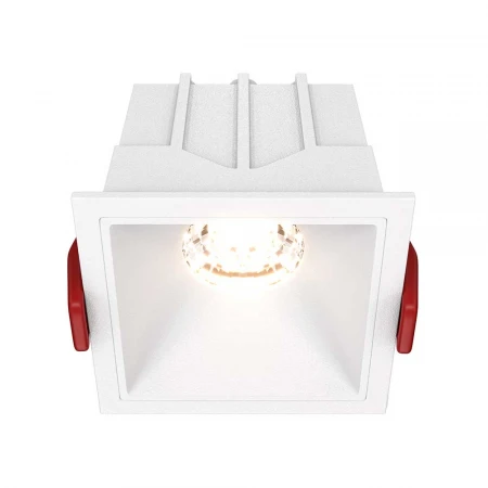 Встраиваемый светильник Maytoni Alfa LED DL043-01-10W3K-D-SQ-W