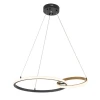 Подвесной светодиодный светильник Escada Relation 10230/2LED Black/Gold