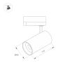 Трековый светодиодный светильник Arlight LGD-SPOT-2TR-R45-7W Day4000 (WH, 24 deg, 230V) 042538 Трековый светодиодный светильник Arlight LGD-SPOT-2TR-R45-7W Day4000 (WH, 24 deg, 230V) 042538
