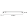 Трековый светодиодный светильник Arte Lamp Linea A4693PL-1WH