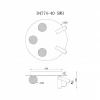 Потолочная светодиодная люстра iLedex Telescope D4774-40 SWH