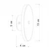 Уличный настенный светодиодный светильник Arte Lamp Nimbo A4506AL-1BK