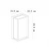 Уличный настенный светильник Arte Lamp Marfik A2322AL-1BK