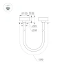 Подвесной светодиодный светильник Arlight SP-Tropic-Surface-R18-L1200-18W Day4000 043394
