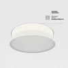 Потолочный светодиодный светильник Maytoni Zon C032CL-90W3K-RD-MG