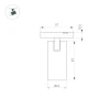 Трековый светодиодный светильник Arlight Mag-Microcosm-Spot-R45-9W Day4000 043255