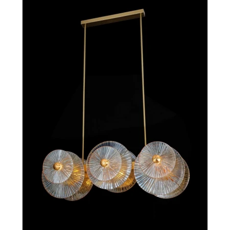 Люстра подвесная Alfa Light F4024-51 850x300mm GD LED