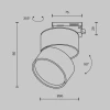 Трековый светильник Maytoni Technical TR007-1-12W3K-W-1
