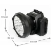Налобный светодиодный фонарь Ultraflash Headlite аккумуляторный 90х75 30 лм LED5362 11256