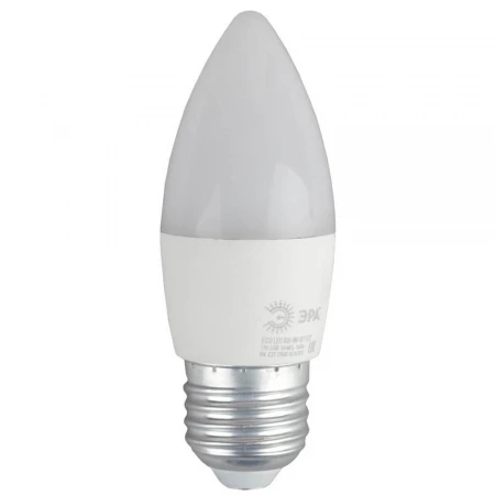Лампа светодиодная ЭРА E27 8W 2700K матовая ECO LED B35-8W-827-E27 Б0030020