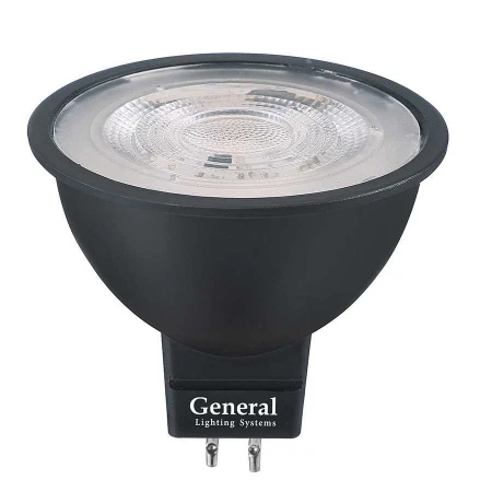 Лампа General GLDEN-MR16-DIF-10-230-GU5.3-2700 Черная Dif 30