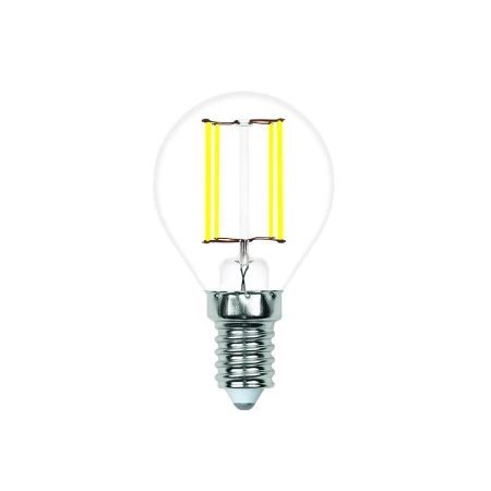 Лампа светодиодная филаментная Volpe E14 7W 3000K прозрачная LED-G45-7W/3000K/E14/CL/SLF UL-00008318