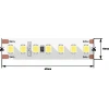 Светодиодная лента DesignLed DSG 2835 WW 168L-V24-IP33, 2700 K, 840 LED, 17W/m, 5000*10*2 mm, LUX 001821