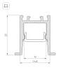 Профиль Arlight SL-Comfort-2322-F-2000 Anod Black 031771