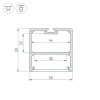 Профиль Arlight SL-Line-5050-3000 Anod 036202