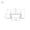 Встраиваемый профиль Arlight MIC-FS-3000 Anod Black 040720
