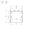 Профиль Arlight Line-S-3535-2000 Anod 041641
