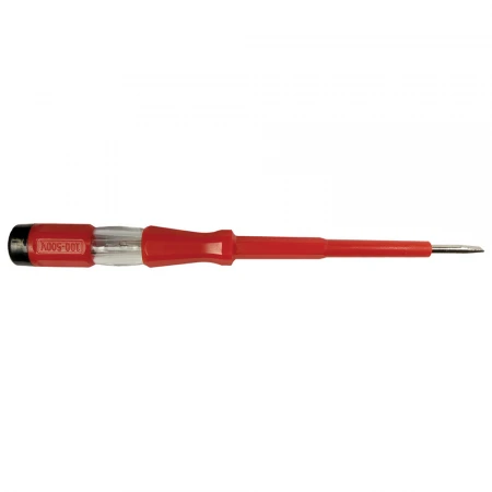 Тестер напряжения STEKKER TST500-1  контактный 100-500V, 4*190 мм, красный