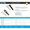 Дюбель-хомут LEEK 6-12 мм плоский LE070402-0009