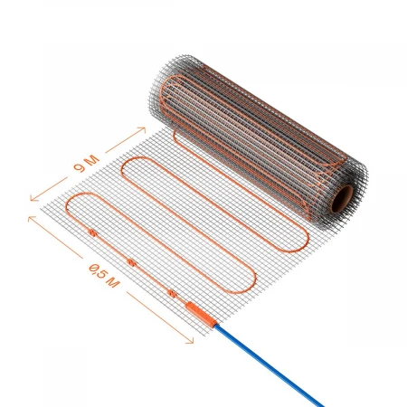 Нагревательный мат Voltum 150 Вт/м 9 м 4,5 м2 VLT01-150-4.5