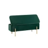 Банкетка Stool Group Болейн с ящиком велюр зеленый 20A544VF-MOMO-17