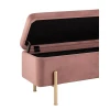 Банкетка Stool Group Болейн с ящиком велюр розовый 20A544VF-8167-30
