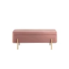 Банкетка Stool Group Болейн с ящиком велюр розовый 20A544VF-8167-30