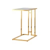 Журнальный стол Stool Group Бостон 50*32 черное стекло/сталь золото УТ000001973