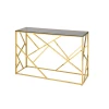 Консоль Stool Group АРТ ДЕКО 120х40 стекло smoke сталь золото ECST-015-TG-SK (120x40)
