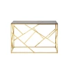Консоль Stool Group АРТ ДЕКО 120х40 стекло smoke сталь золото ECST-015-TG-SK (120x40)