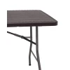 Садовый стол Stool Group Кейт 182*74 коричневый УТ000002199